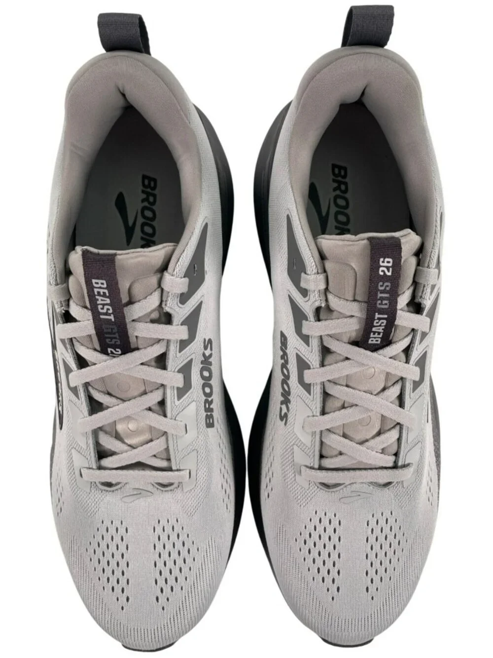Brooks Beast GTS 26 Running Athletic Shoes Gray/Blackened Pearl Men's Sz 15 NEW